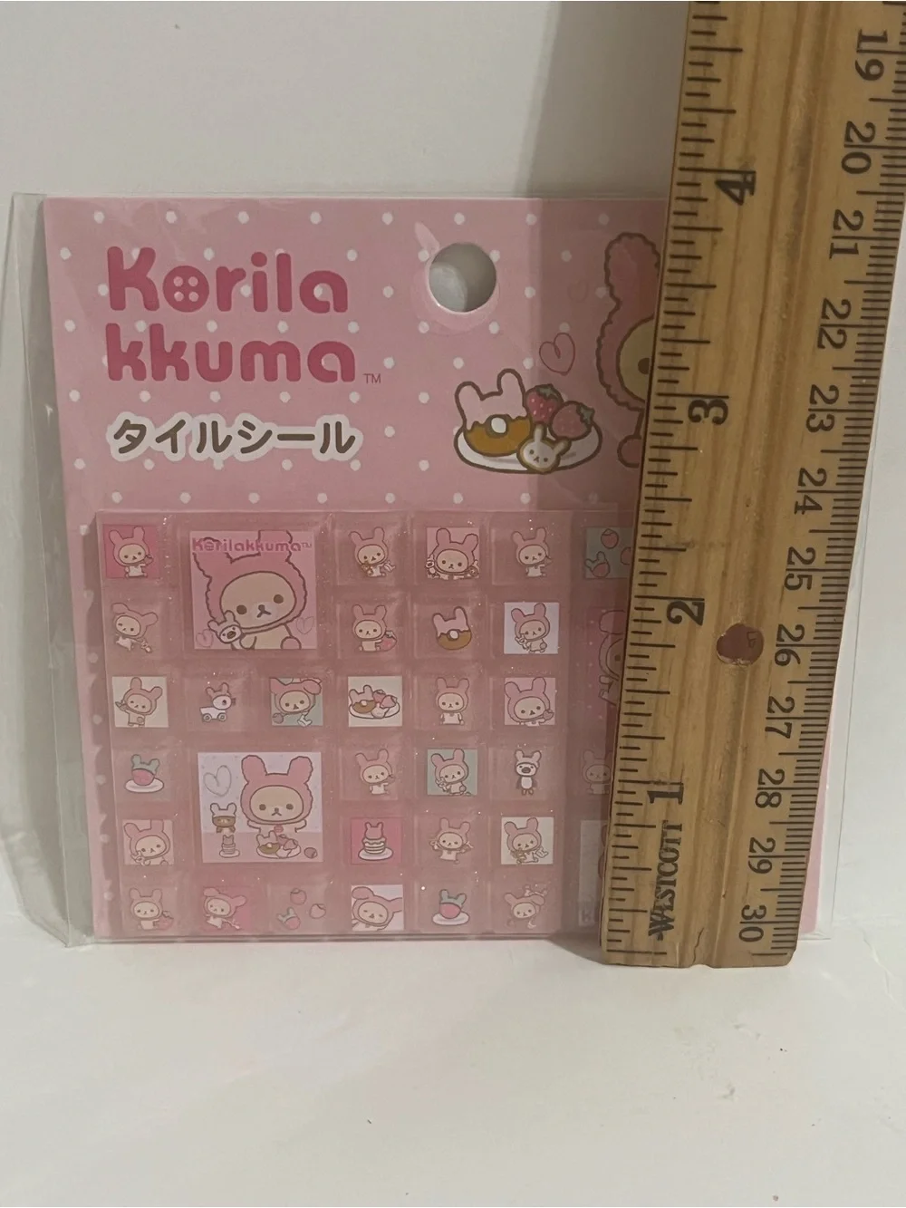 Rilakkuma-Korilakkuma Strawberry Themed Tile Stickers